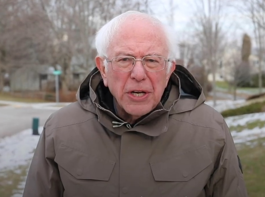 Bernie Blank meme template