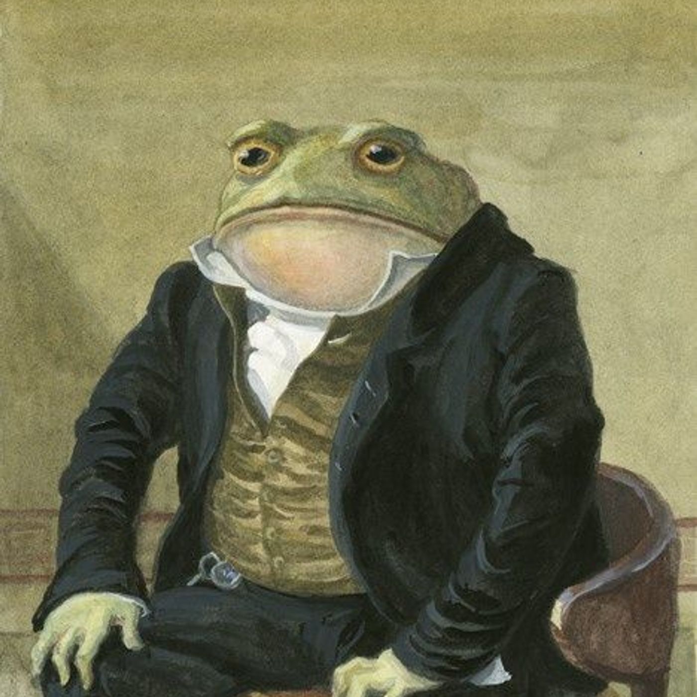 Gentlemen Frog meme template
