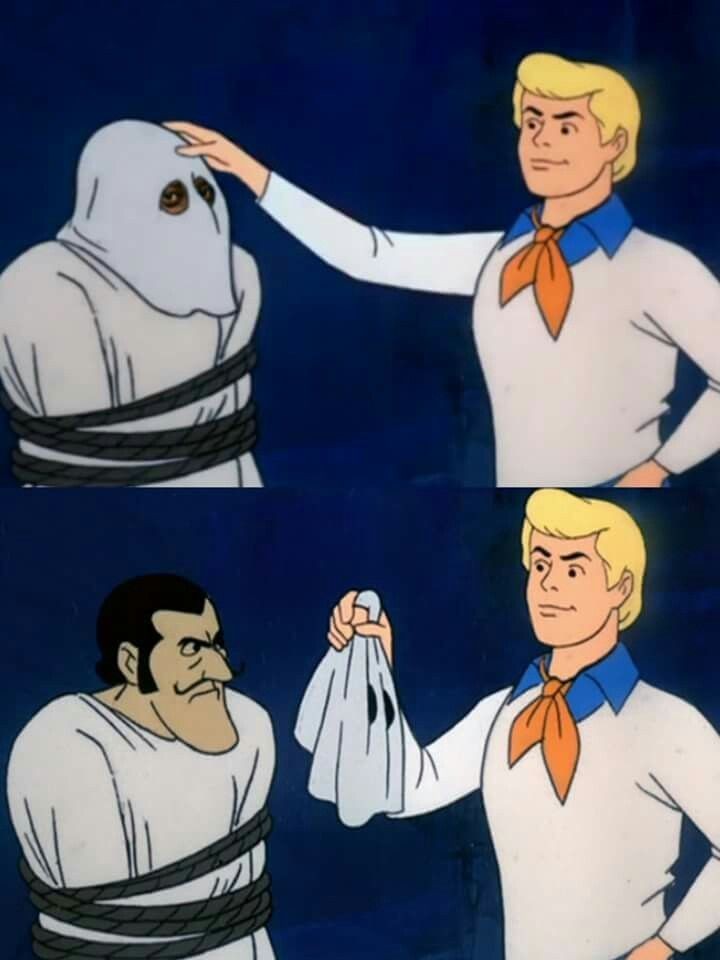 Scooby Doo Mask meme template