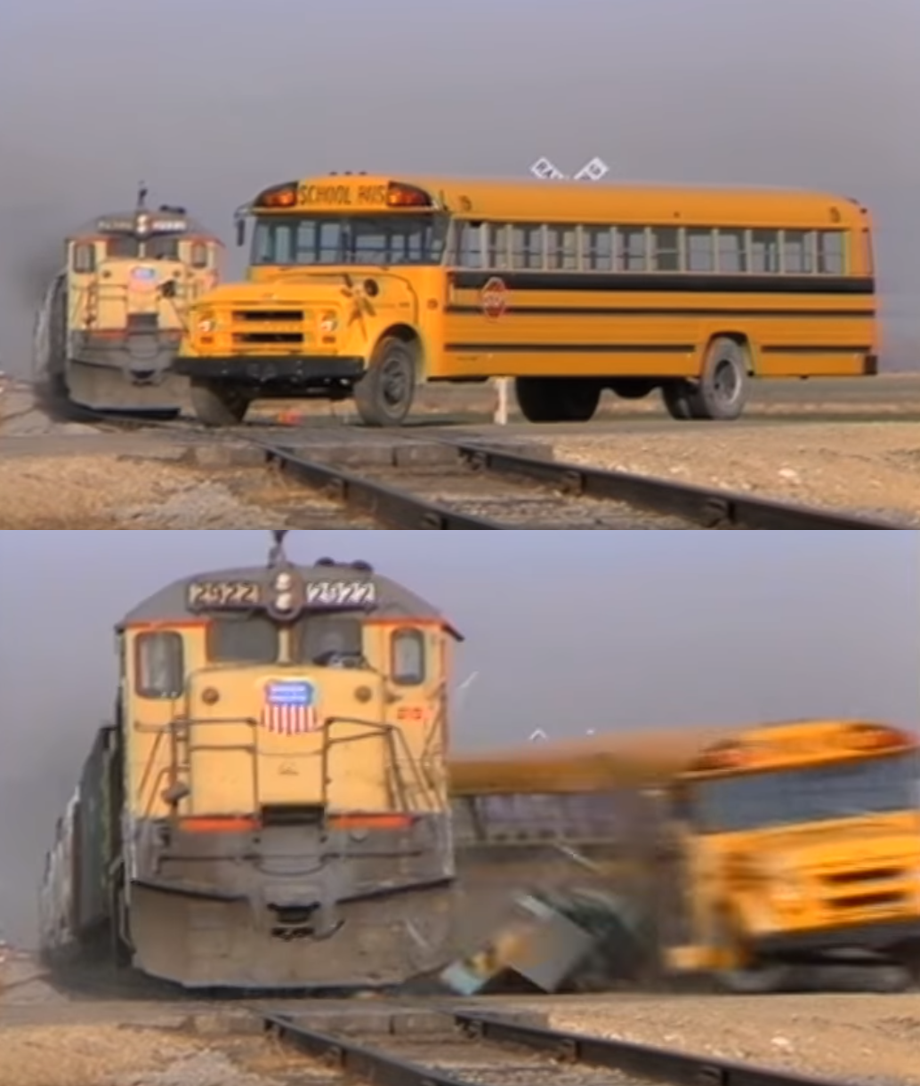 Train Bus meme template